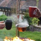 Glühwein oder Fondue mit dem grossen Kessel vom Mezzaluna Grill