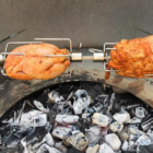 Windschutz mit Rotisserie